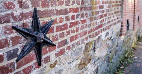 what does a big metal star on house mean|cast iron stars on buildings.